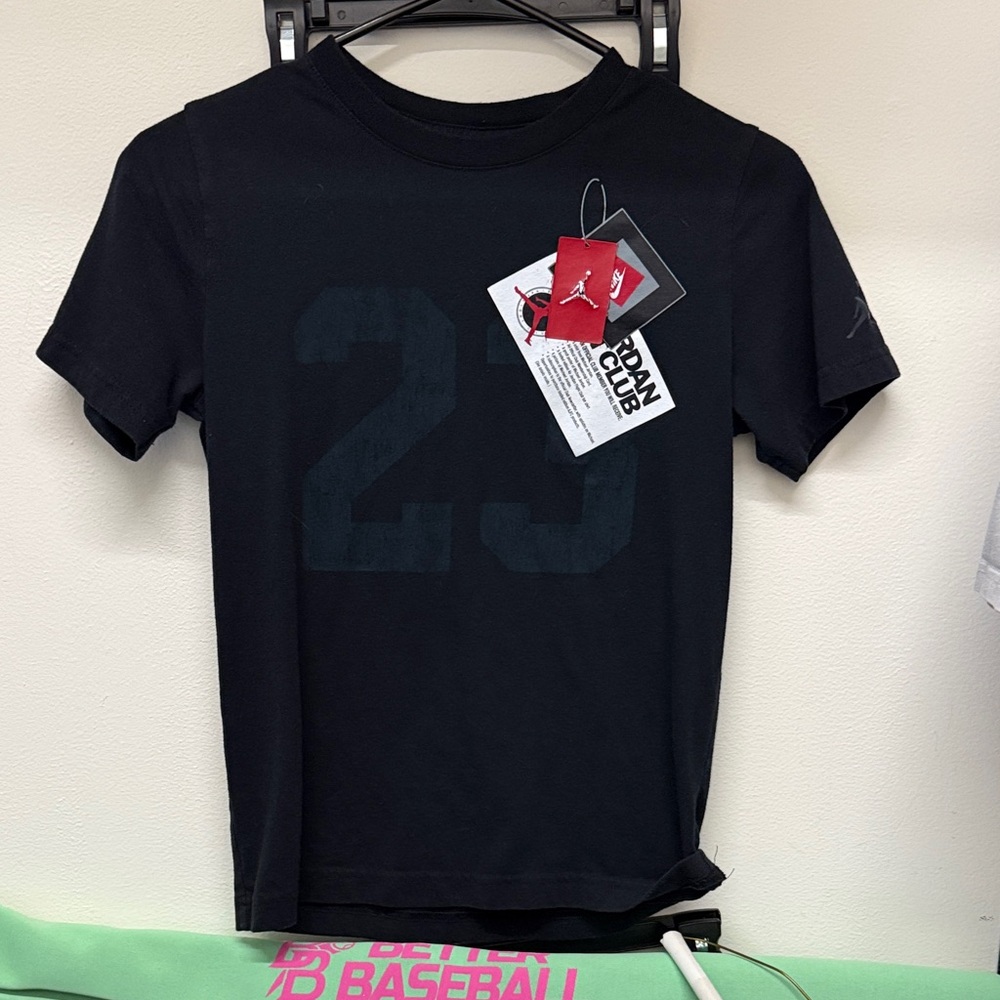 Jordan Kids Black Tee with 23 Graphic